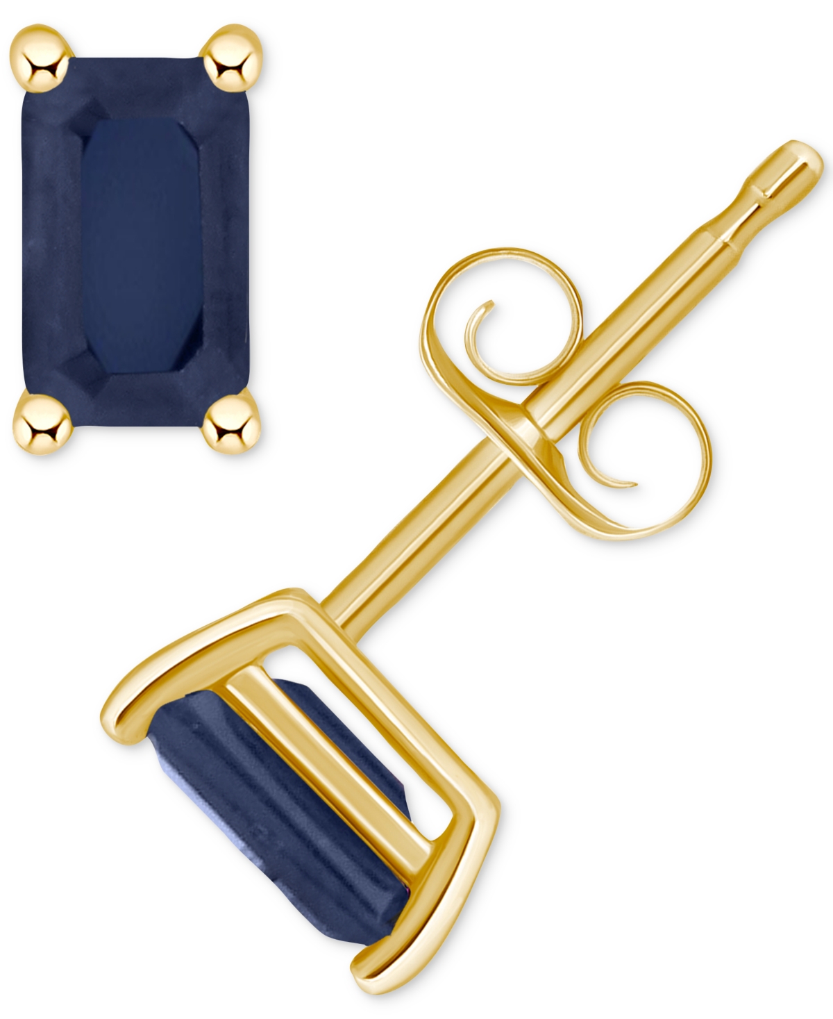 Tanzanite Stud Earrings (1/2 ct. t.w.) in 14k Gold (Also in Emerald, Ruby & - Sapphire
