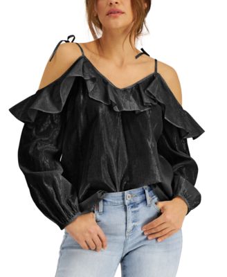 INC International Concepts Women s Cold Shoulder Blouse Created for Macys Macy s