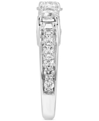 Diamond 3-Stone Ring (1 1/2 ct. t.w.) in 14k White Gold