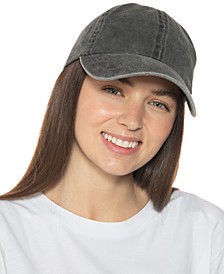 Women's Washed Baseball Hat, Created for Macy's