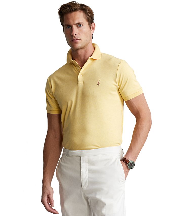 Proberen besluiten Slager Polo Ralph Lauren Men's Custom Slim Fit Soft Cotton Polo Shirt & Reviews -  Polos - Men - Macy's