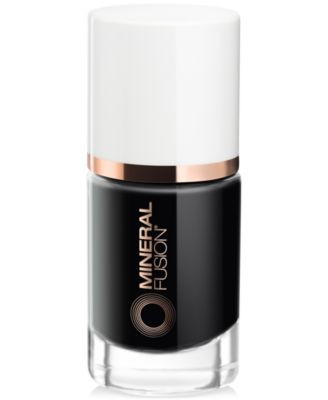 Mineral Fusion Nail Lacquer - Black (classic glossy black)