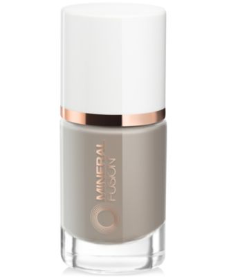 Mineral Fusion Nail Lacquer - Pearl Grey (light grey with purple pearl