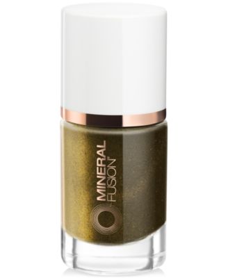 Mineral Fusion Nail Lacquer - Gold Rush shimmery gold metallic 10$