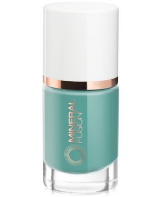 Mineral Fusion Nail Lacquer - Real Teal (teal blue)