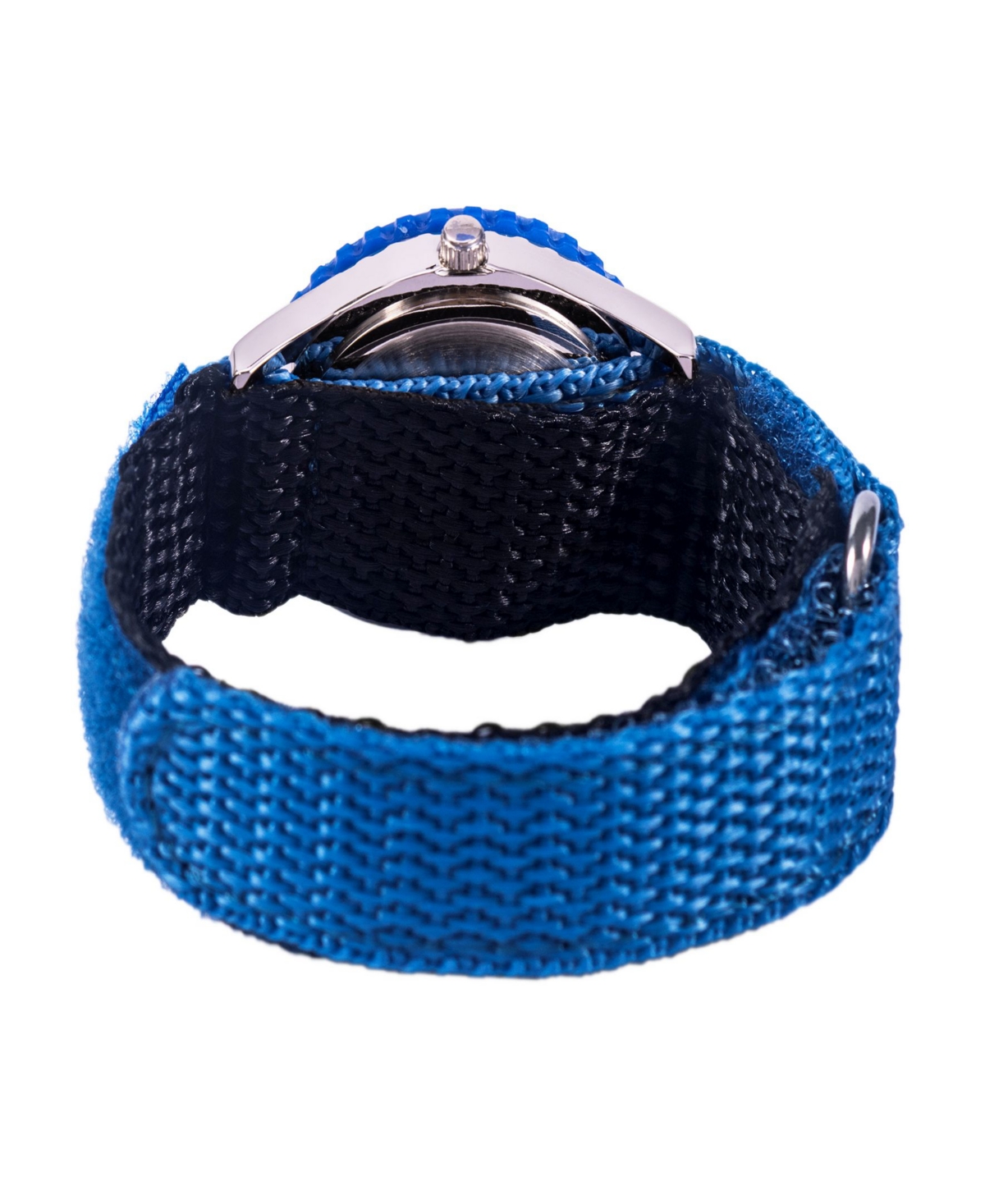 ewatchfactory Boy's Disney Winnie the Pooh EeyoreNylon Strap Watch 32mm - Blue