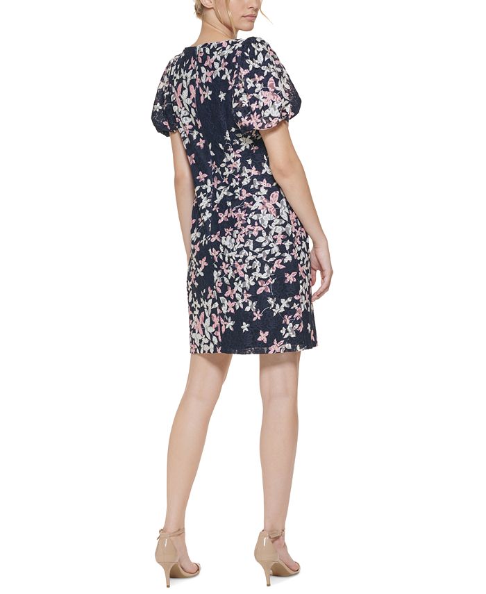 Jessica Howard Women's Petite Lace Sheath Dress Wine Size 10P