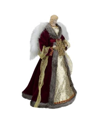18" Angel in a Dress Christmas Tree Topper