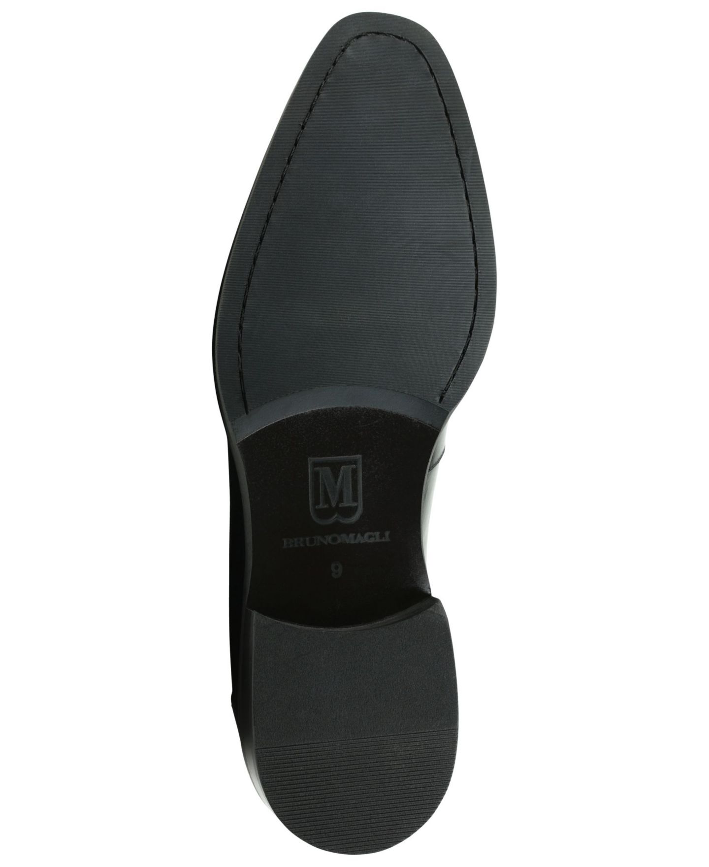 Мужские туфли Bruno Magli Bruno Magi Nathan Leather Dress Loafer, цвет: Чёрный — фото 3