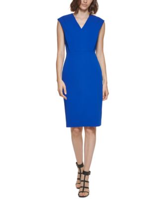 calvin klein light blue dress