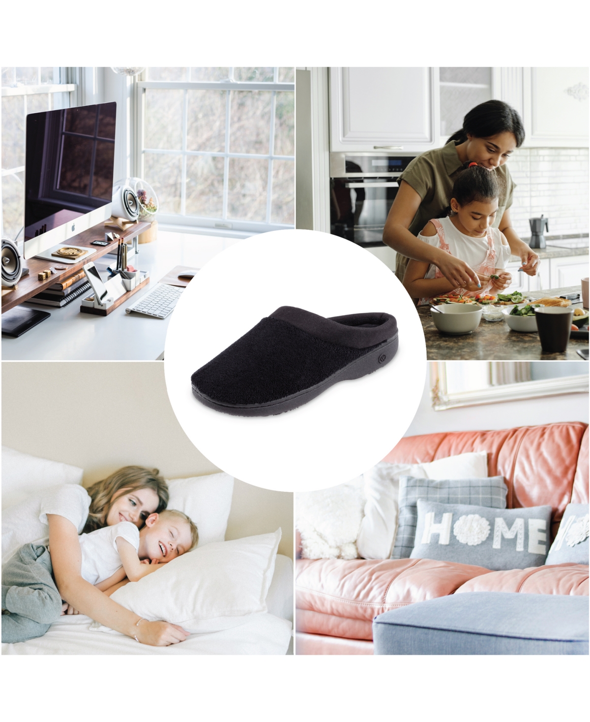 Isotoner pillowstep slippers deals