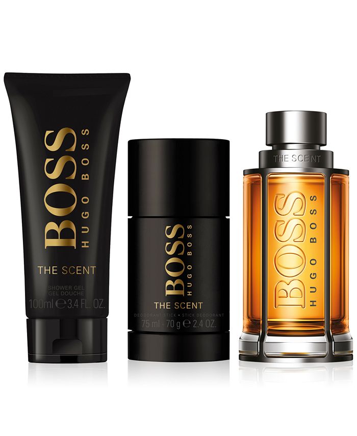 Hugo Boss Men's 3Pc. BOSS The Scent Eau de Toilette Gift Set Macy's