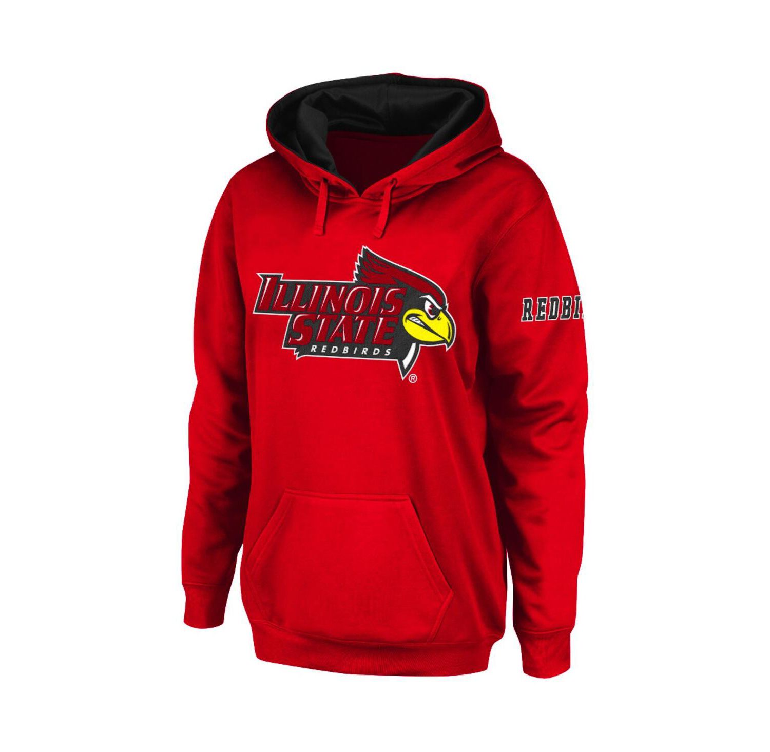 Women's Red Illinois State Redbirds Big Logo Pullover Hoodie