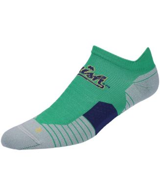 Under Armour Men's Green Notre Dame Fighting Irish Run No Show Socks ...