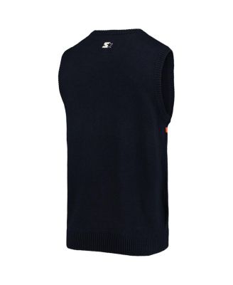 Men's Navy, Orange Chicago Bears Player Sweater Vest