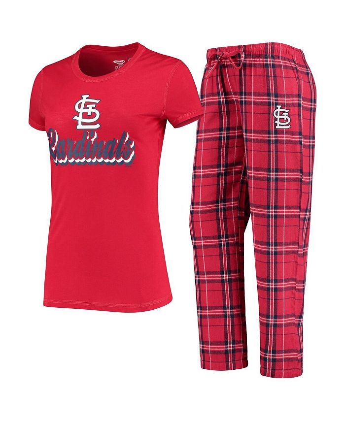 Women's Concepts Sport Red St. Louis Cardinals Plus Size Jersey Tank Top &  Pants Sleep Set