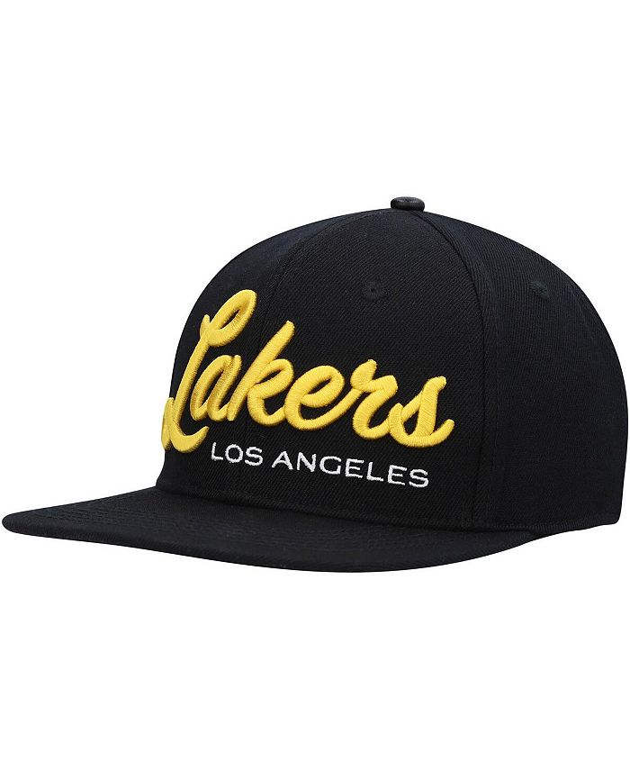 Men's Los Angeles Lakers Pro Standard Black Team Logo Snapback Hat