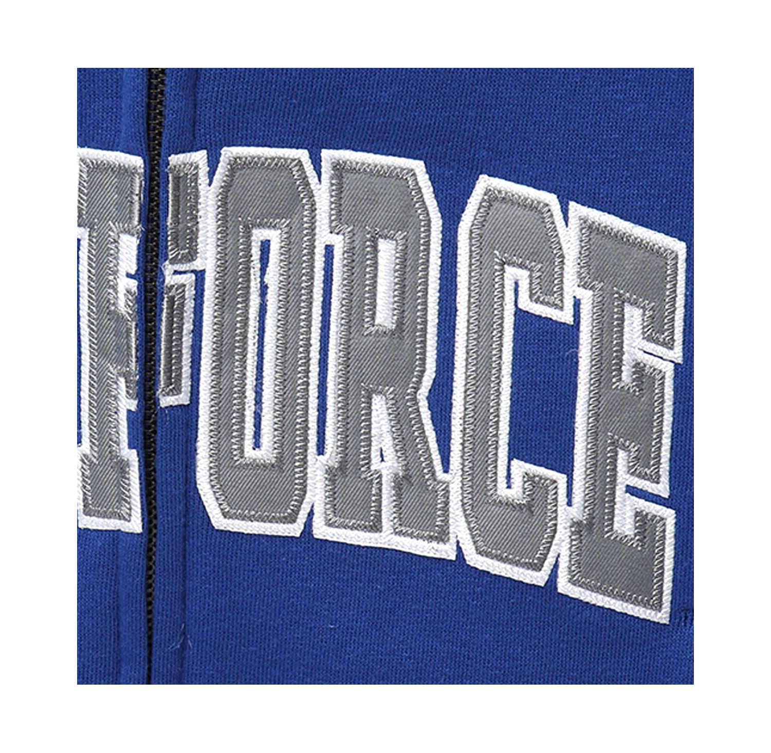 Women's Stadium Athletic Royal Air Force Falcons Arched Name Full-Zip Hoodie
