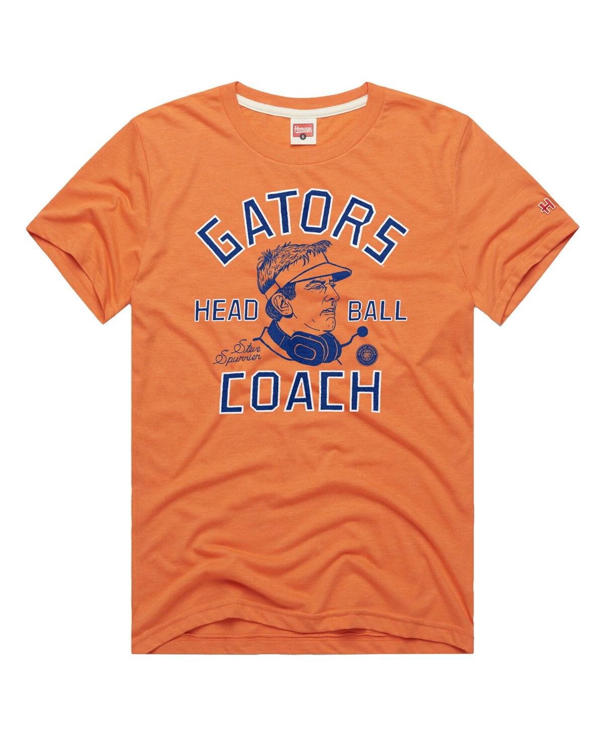 Homage Men's Steve Spurrier Orange Florida Gators Ring Of Honor T-shirt