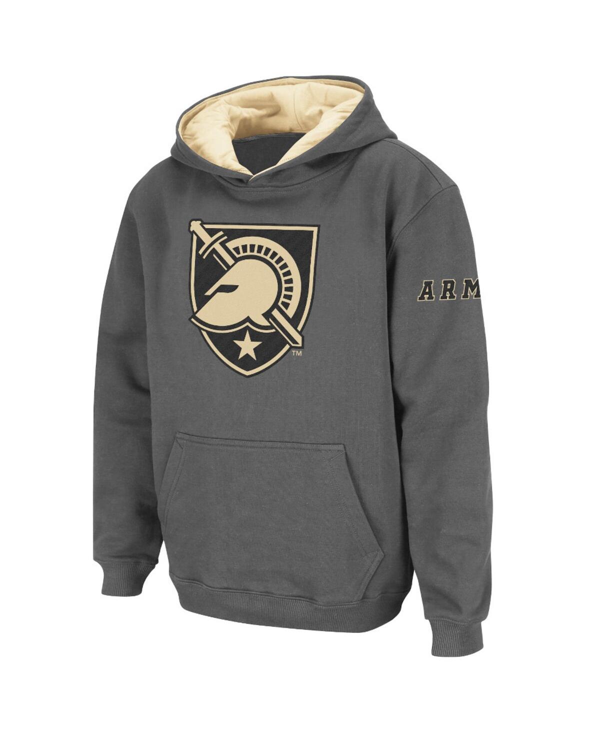 Stadium Athletic Big Boys Army Black Knights Big Logo Pullover Hoodie In Black
