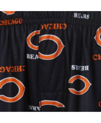 Chicago Bears Unisex Preschool Toddler Allover Logo Flannel Pajama Pants - Navy Blue