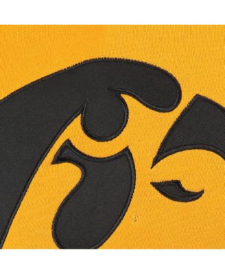 Big Boys Gold Iowa Hawkeyes Big Logo Pullover Hoodie