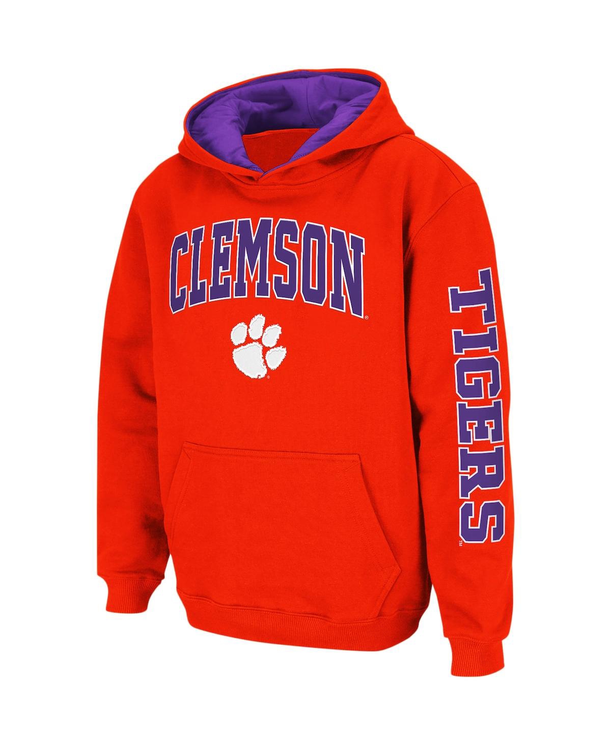 Big BoysClemson Tigers 2-Hit Team Pullover Hoodie - Orange