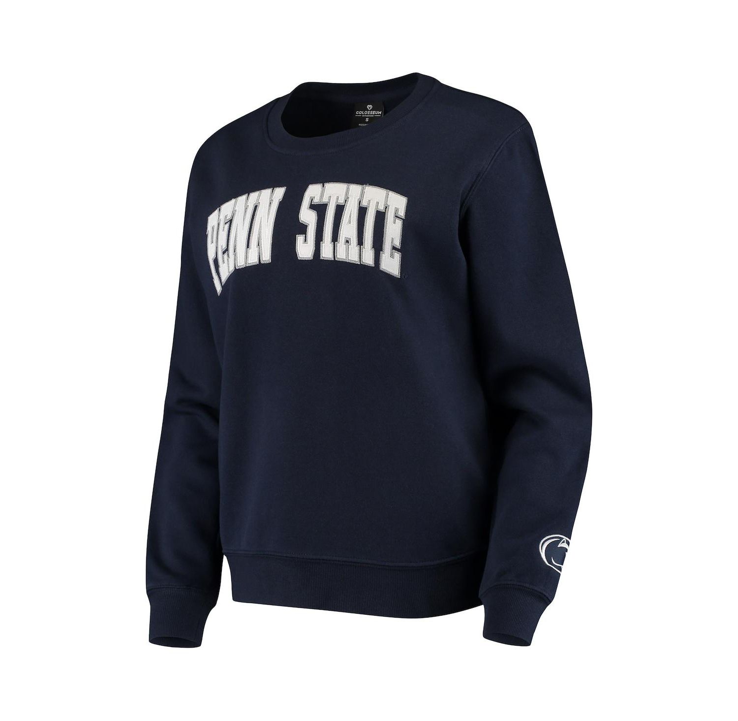 Women's Navy Penn State Nittany Lions Campanile Pullover Sweatshirt