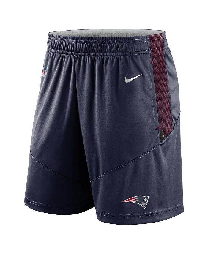Nike Men's Navy New England Patriots Sideline Performance Knit Shorts ...