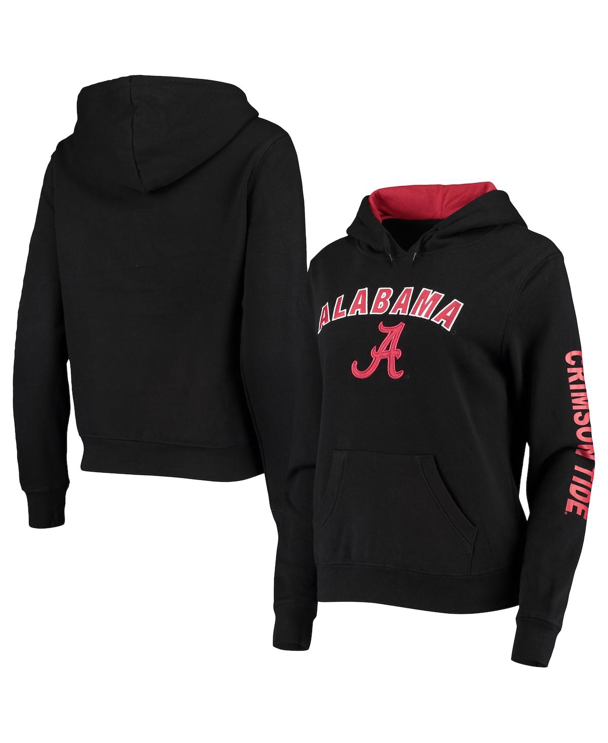 Women'sAlabama Crimson Tide Loud and Proud Pullover Hoodie - Black