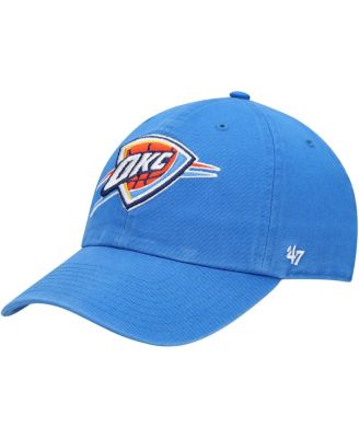 Men's Blue Oklahoma City Thunder Team Clean Up Adjustable Hat