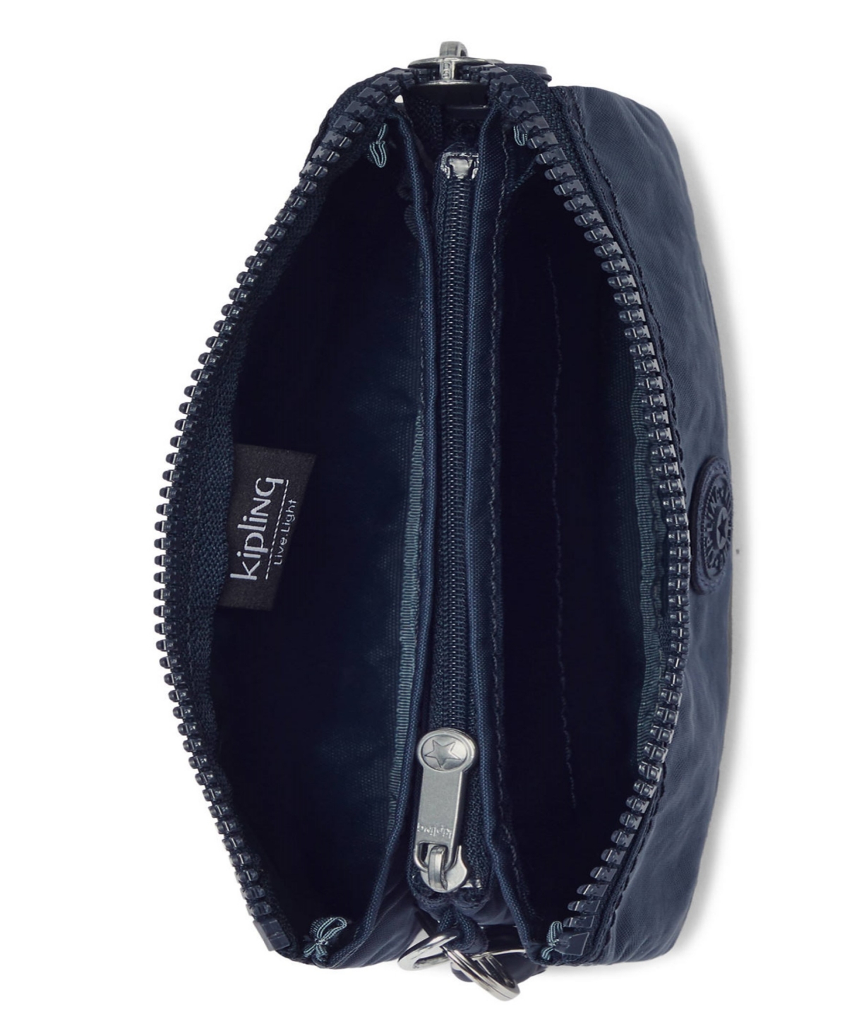Shop Kipling Creativity Large Cosmetic Wallet In Blue Bleu