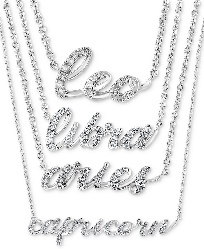 EFFY Collection EFFY Diamond Zodiac Necklace Collection in