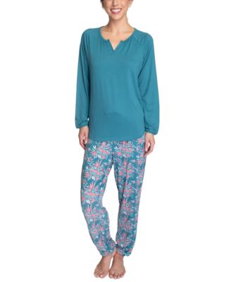 Hanes - Plus Size Breakfast To Brunch Jogger Pants Pajama Set