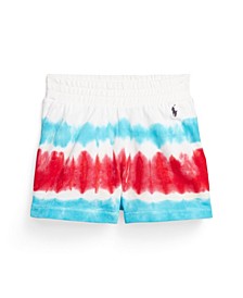 Toddler Girls Tie-Dye Spa Terry Shorts