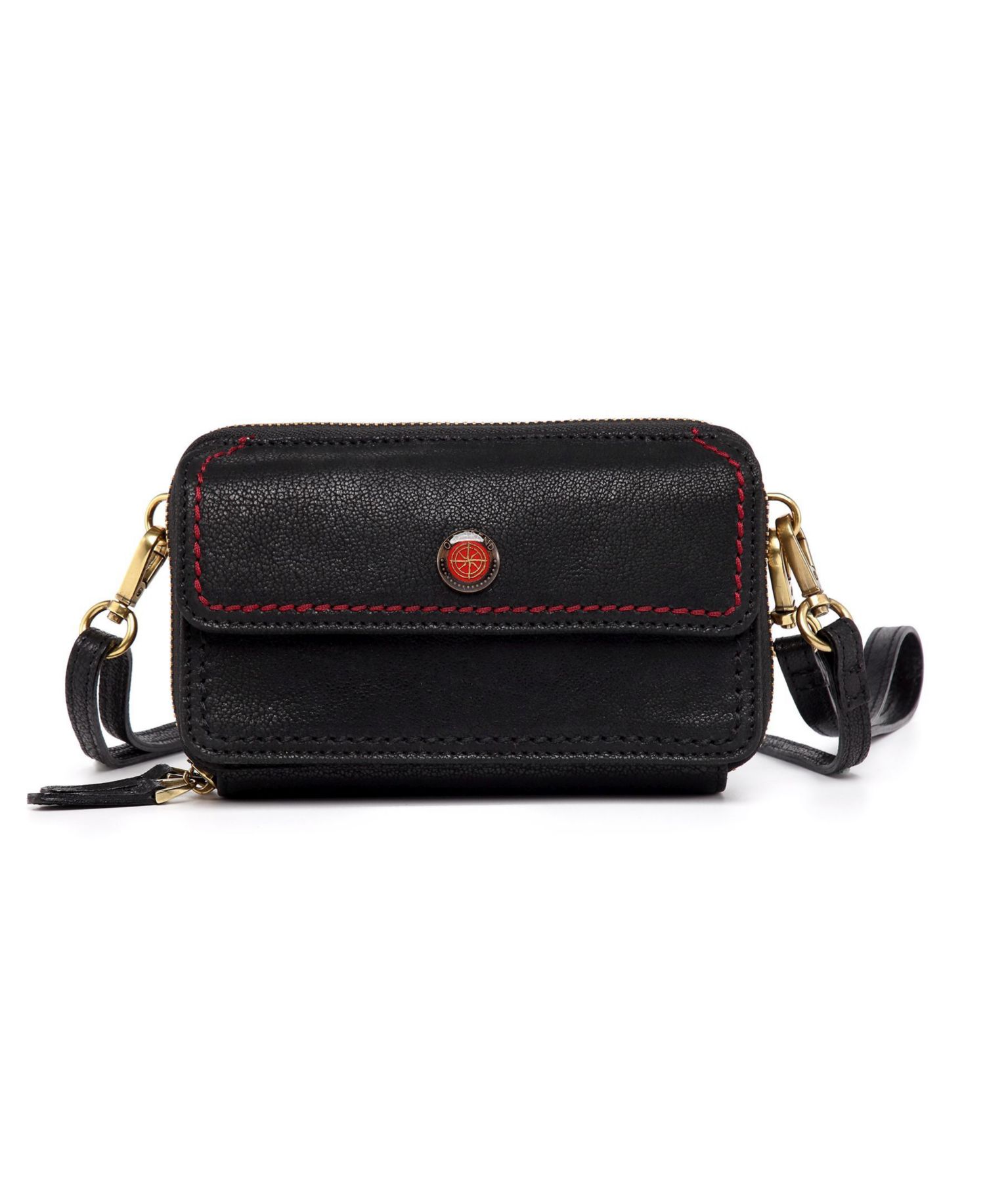 Northwood Mini Leather Crossbody Wallet