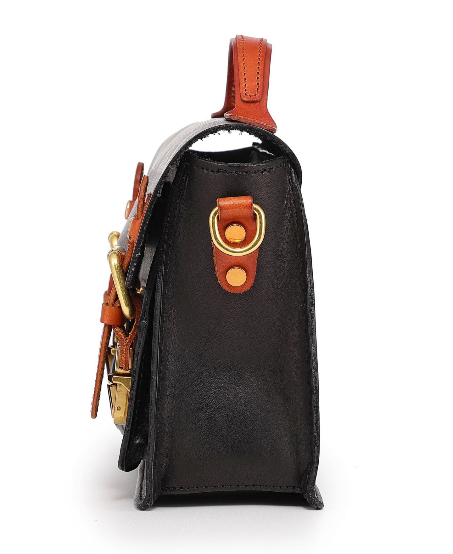 Женская сумка OLD TREND Genuine Leather Aster Mini Satchel, цвет: Чёрный — фото 6