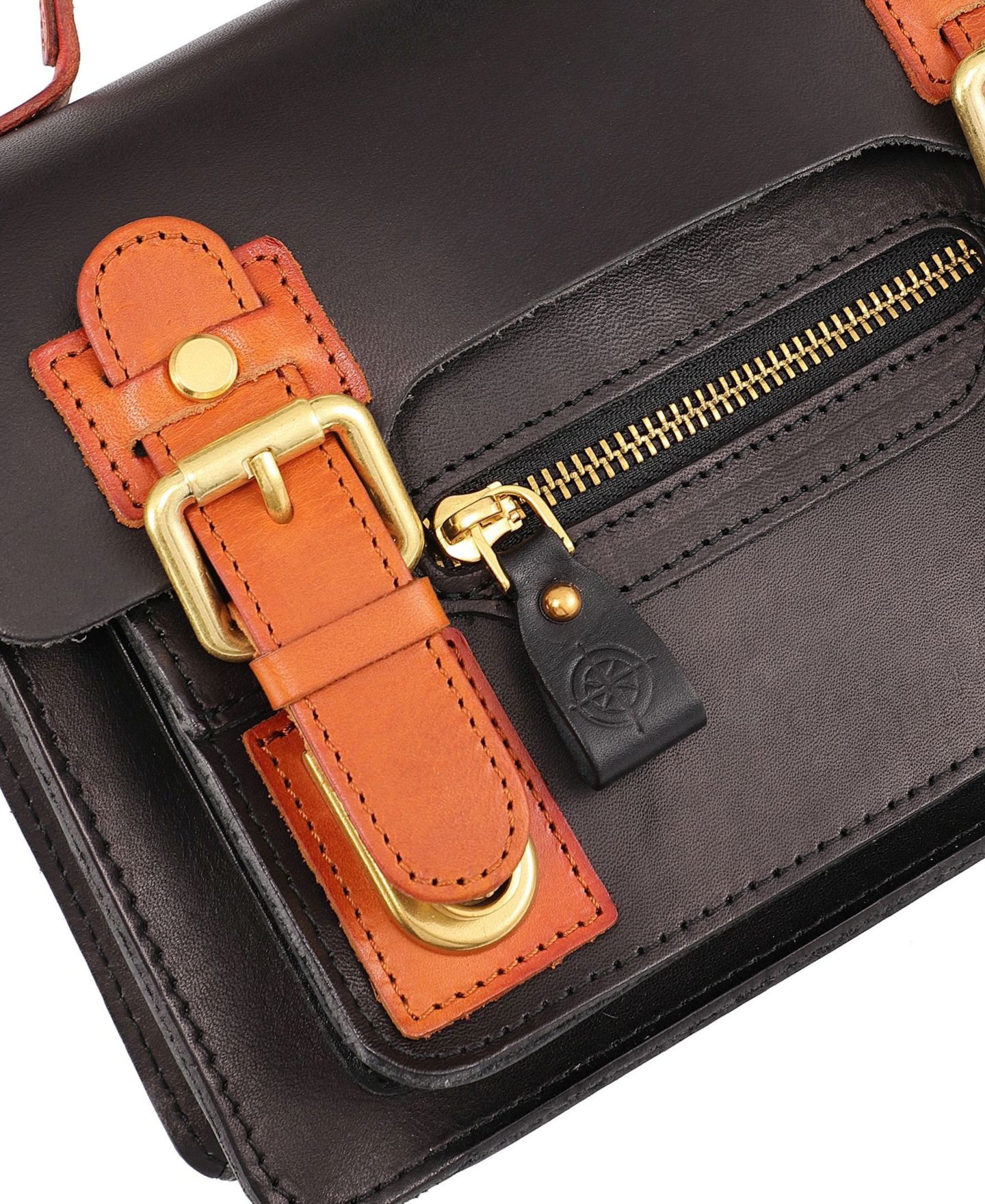 Женская сумка OLD TREND Genuine Leather Aster Mini Satchel, цвет: Чёрный — фото 12