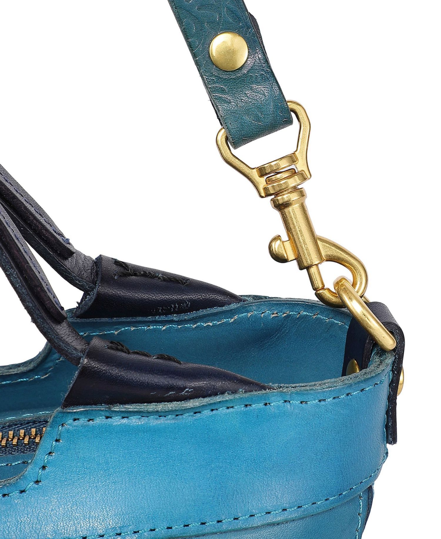 Primrose Mini Leather Crossbody Tote Bag