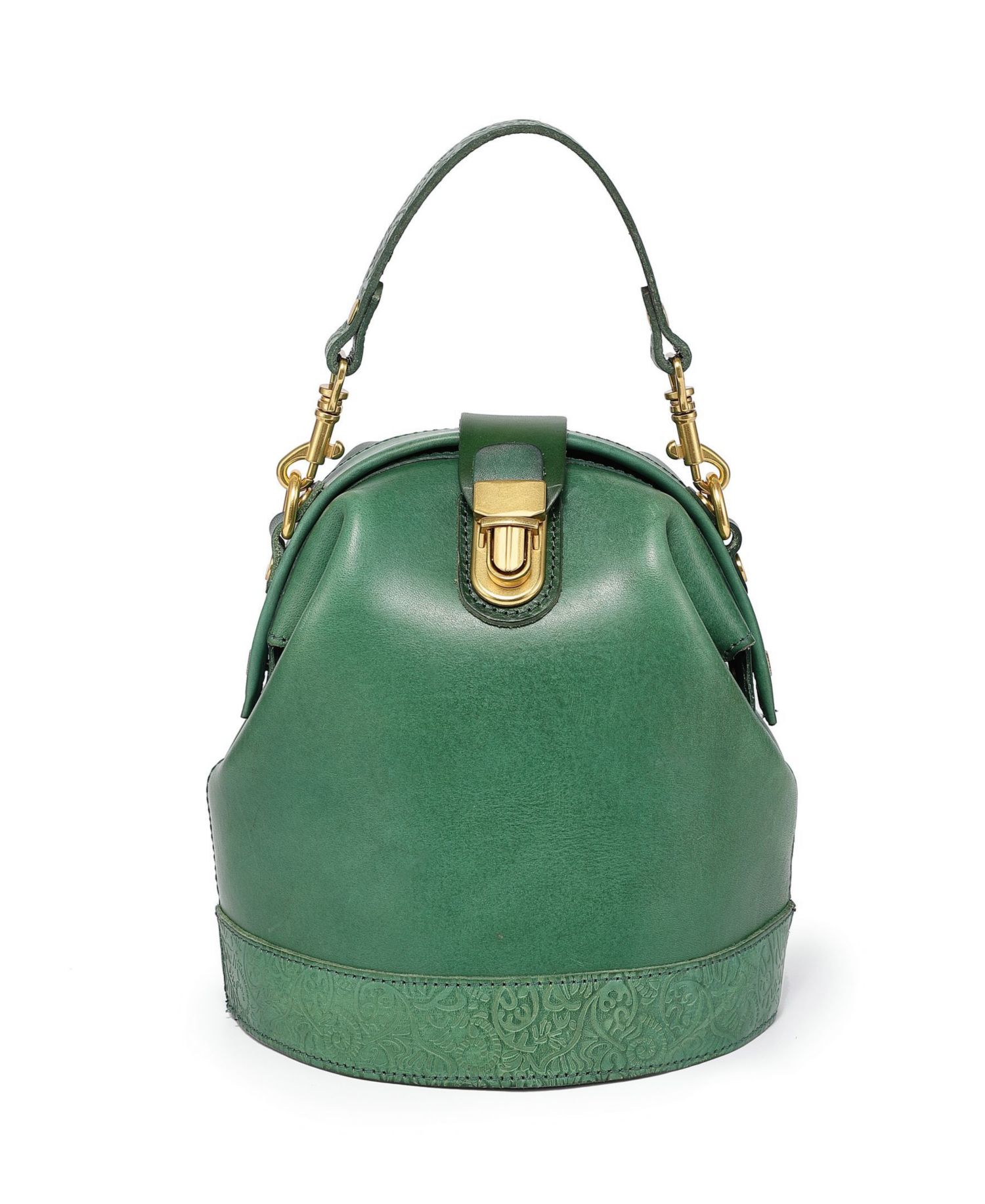 Doctor Mini Leather Bucket Crossbody Bag