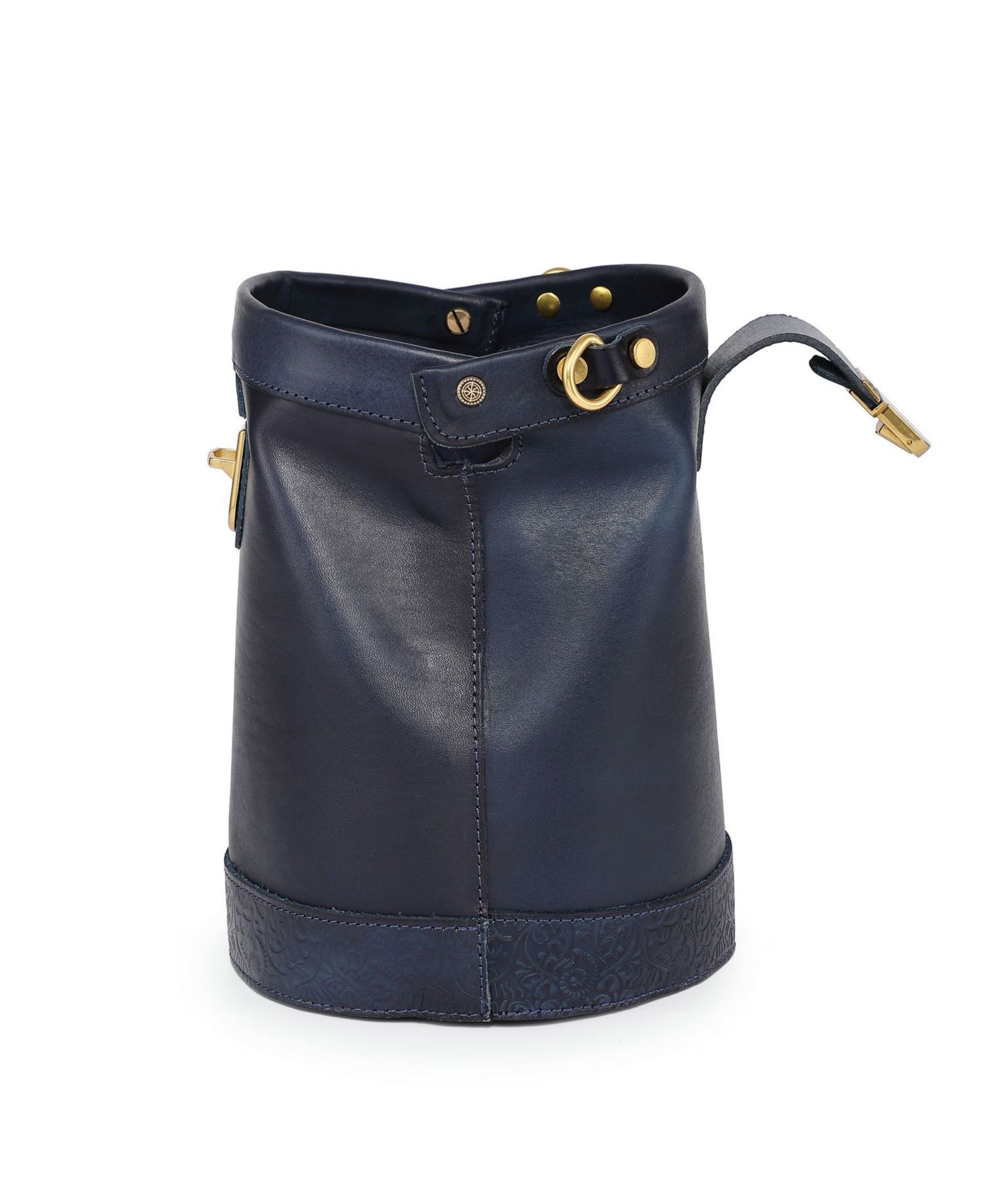 Doctor Mini Leather Bucket Crossbody Bag