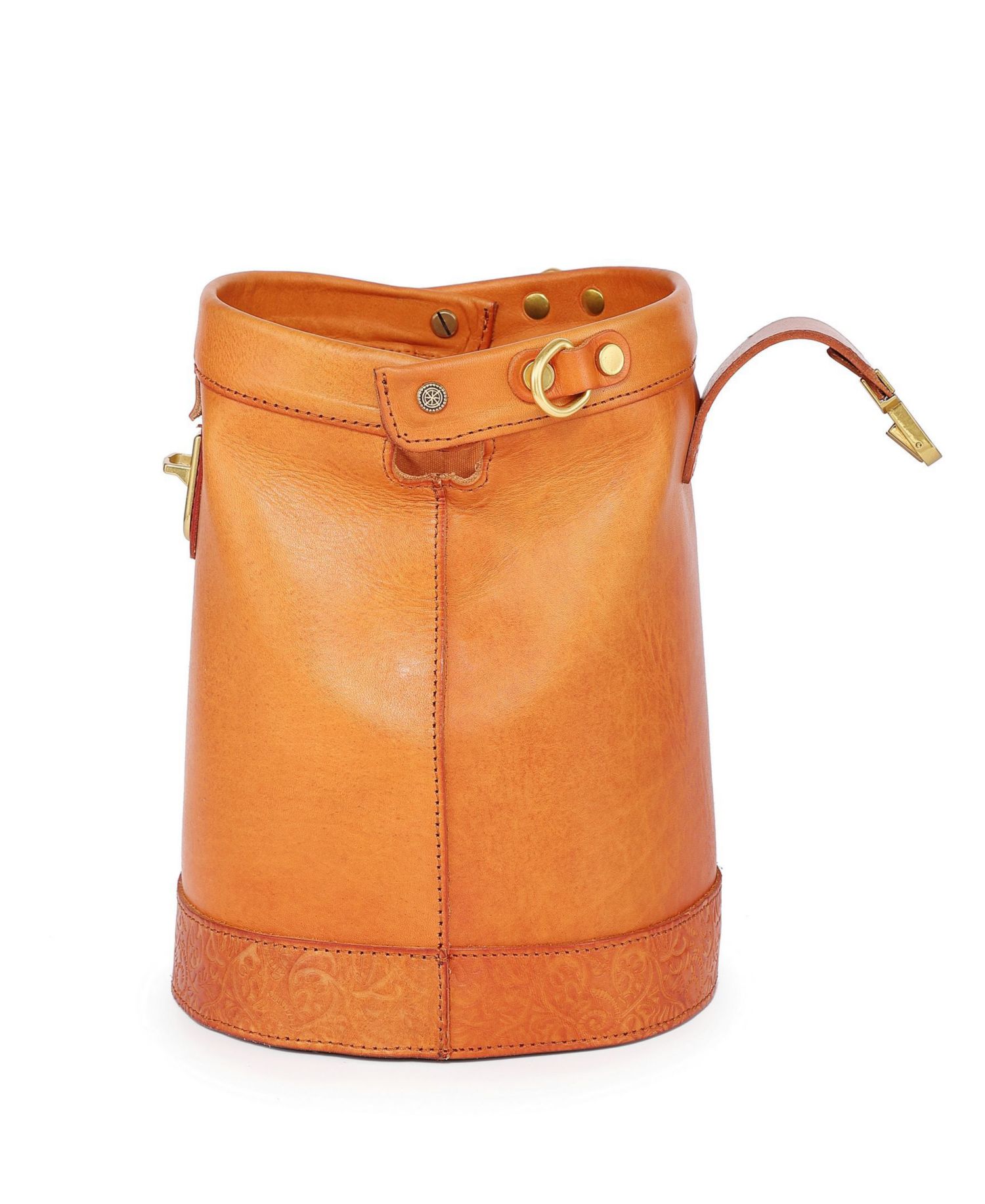 Doctor Mini Leather Bucket Crossbody Bag