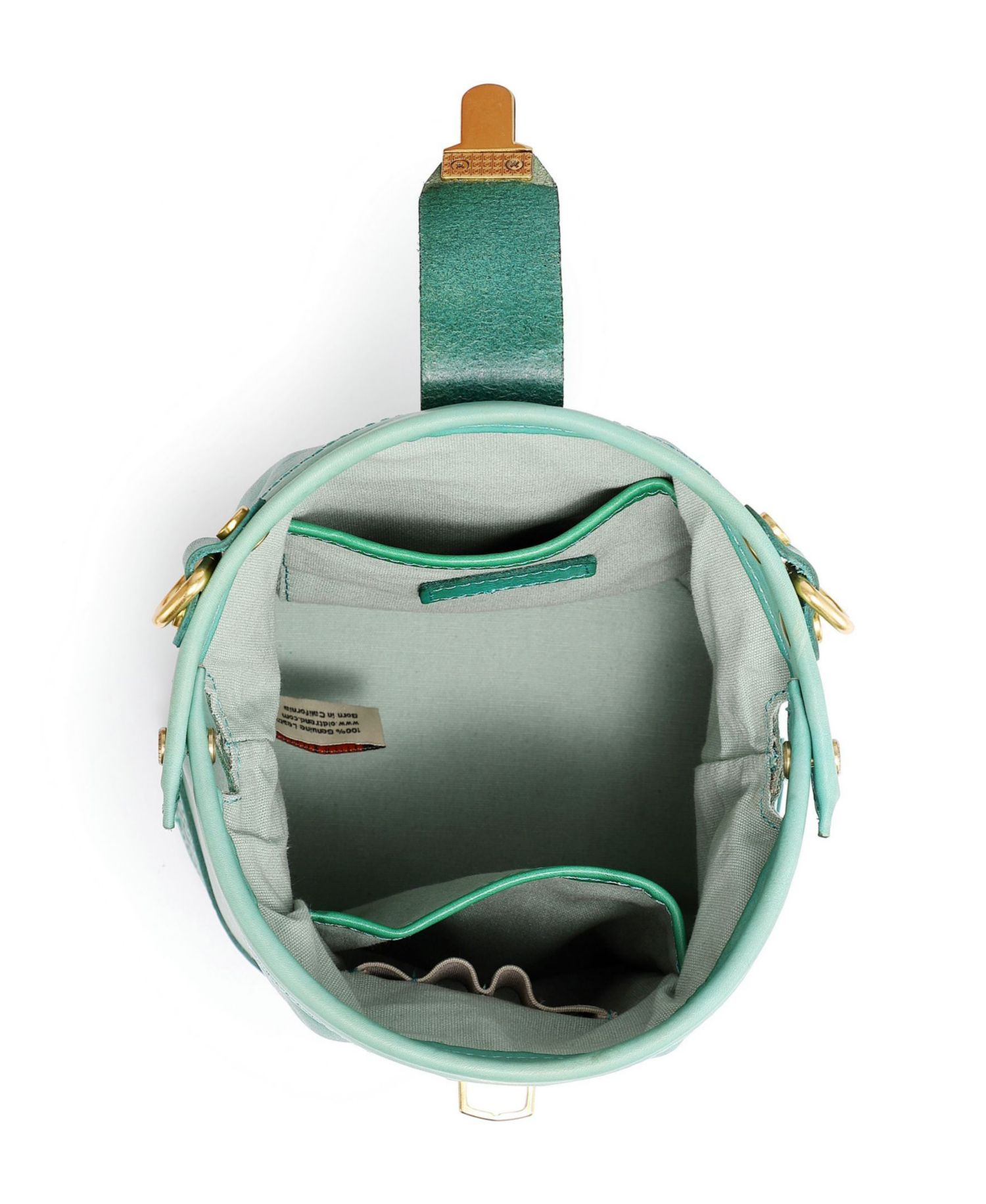 Doctor Mini Leather Bucket Crossbody Bag
