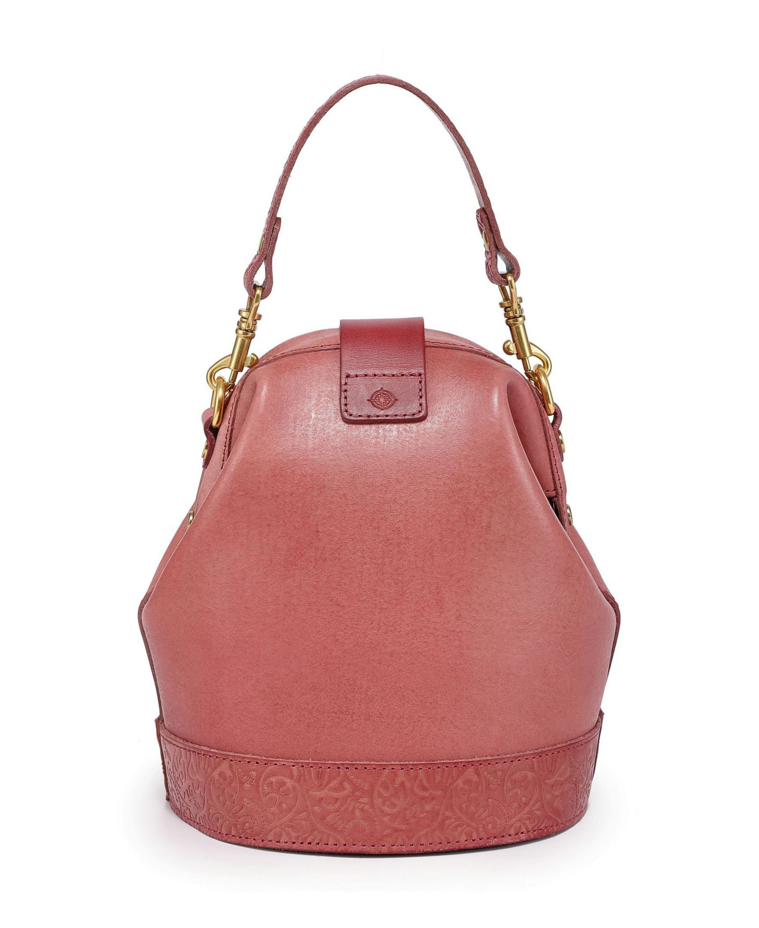 Doctor Mini Leather Bucket Crossbody Bag