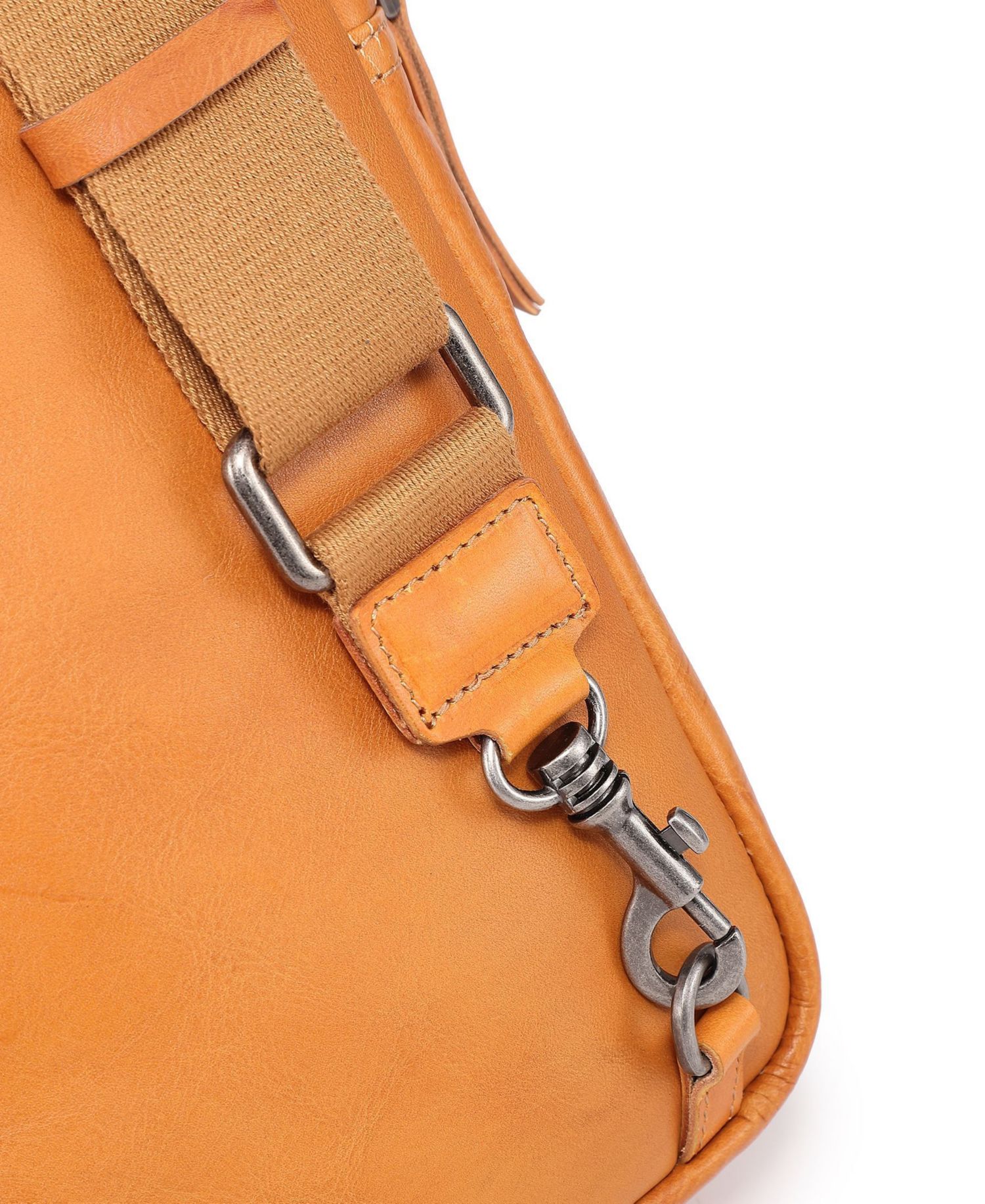 Sun-Wing Leather Sling Bag
