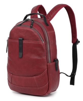 Sun-Wing Small Leather Backpack
