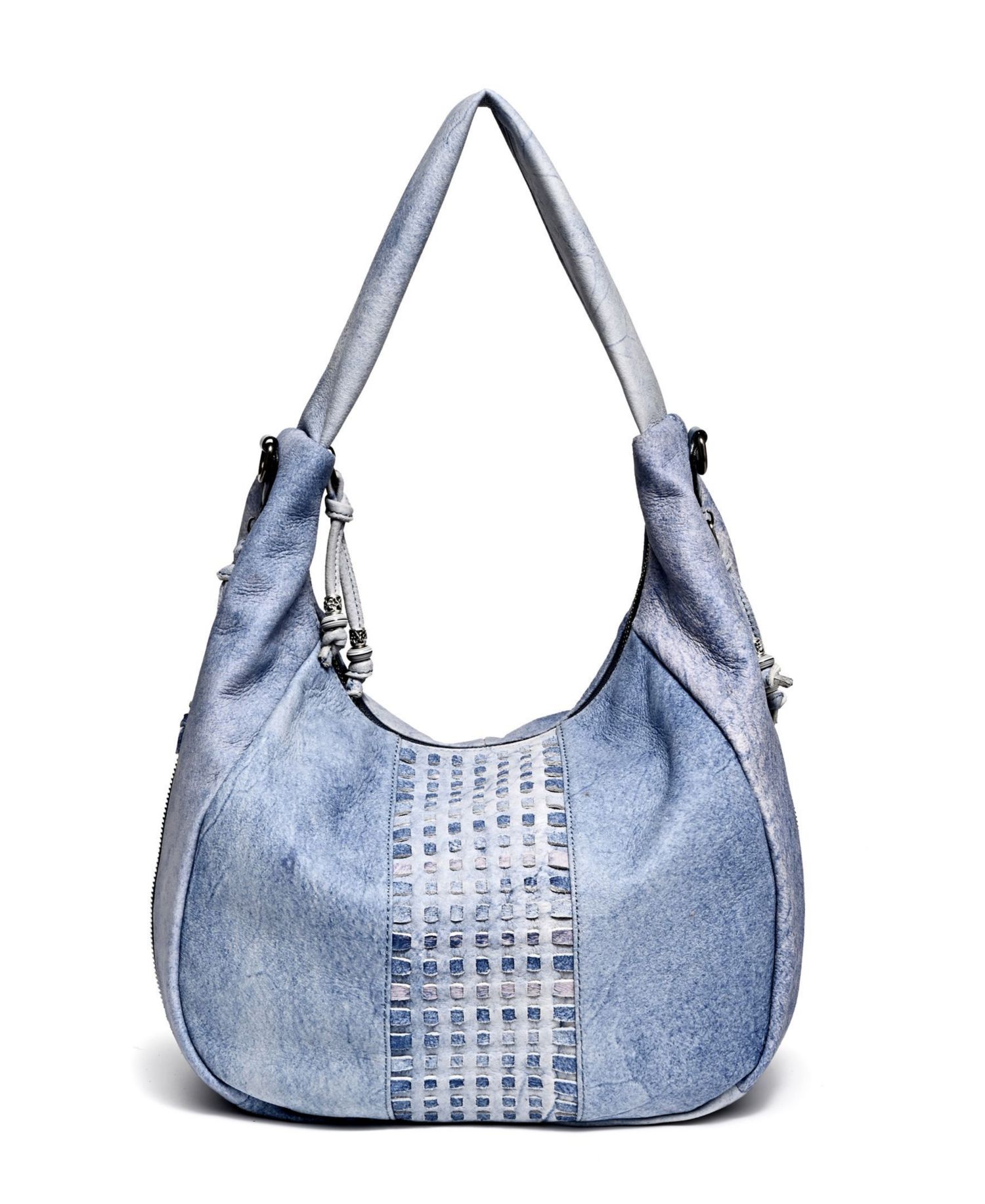 Genuine Leather Dorado Medium Expandable Hobo Handbag