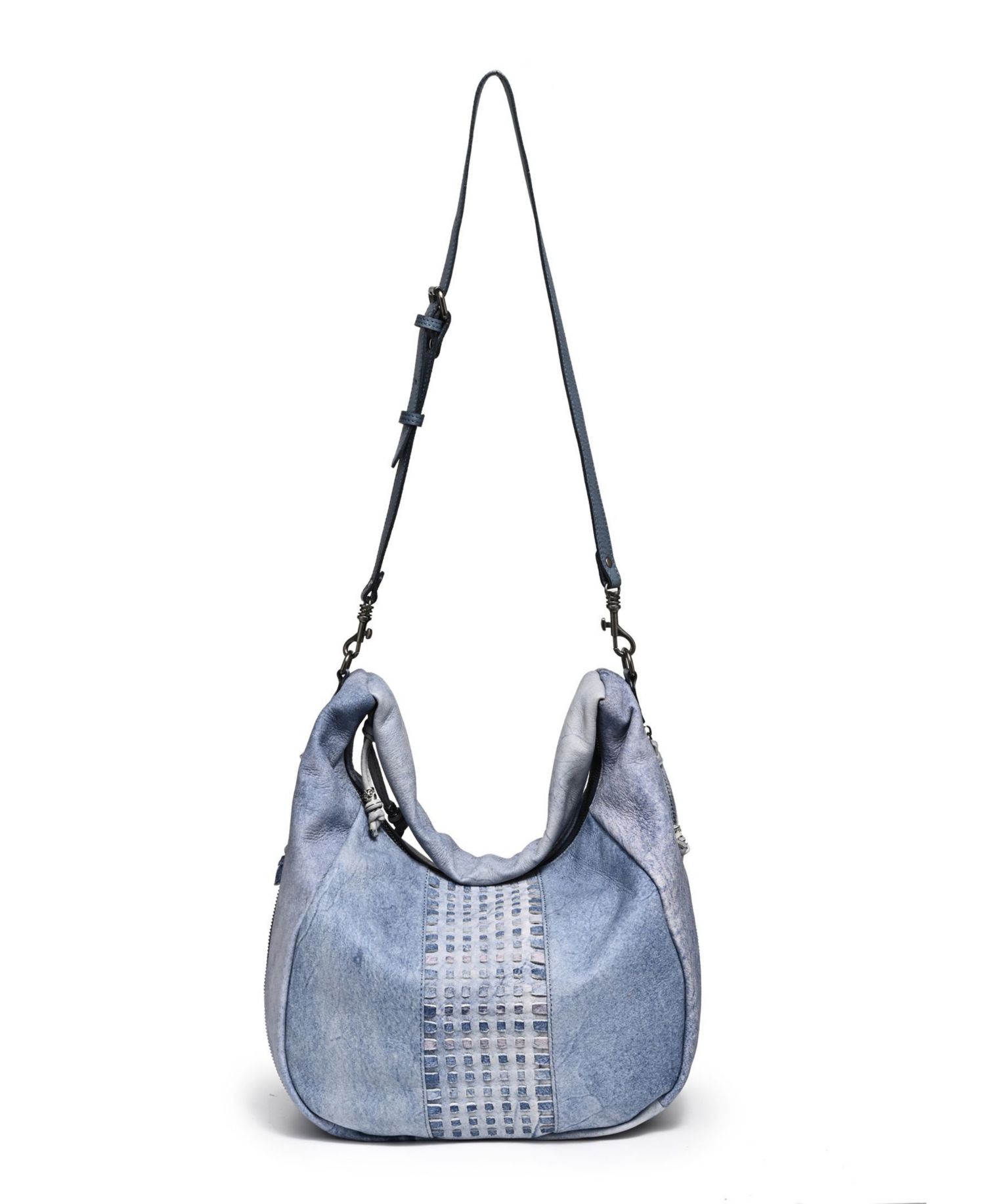 Genuine Leather Dorado Medium Expandable Hobo Handbag