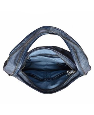 Women's Genuine Leather Dorado Expandable Hobo Bag
