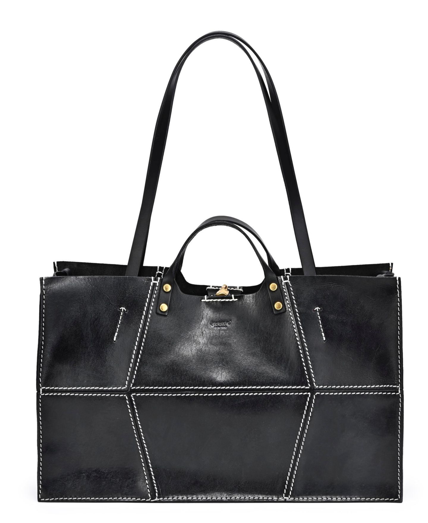 Женская сумка OLD TREND Rosa Extra-Large Leather All-Day, цвет: Чёрный — фото 1